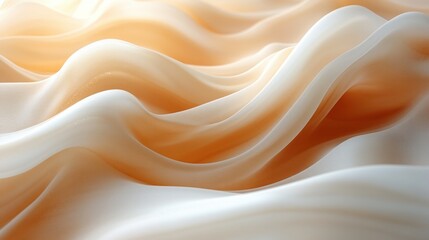 Fototapeta premium Serene Abstract Background with Flowing Beige Tan Soft Focus Gradients Impressionism