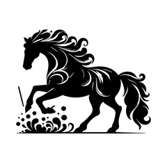 Horse vector style illustration 2025