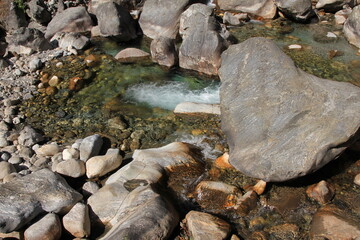 Creek near Lukla, Nepal.