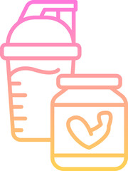 Protein shake icon