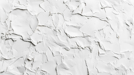 Obraz premium white crumpled and creased glued wrinkled paper poster texture background