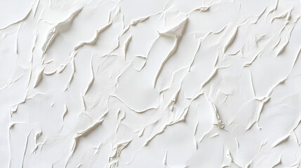 Obraz premium white crumpled and creased glued wrinkled paper poster texture background