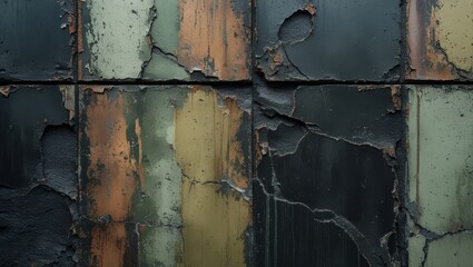 an old cracked wall background 