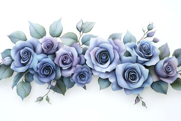 bouquet of blue flowers