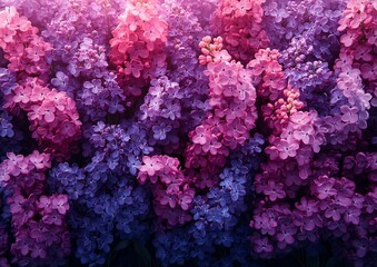 Vibrant Lilac Blossoms: A Symphony of Purple and Pink
