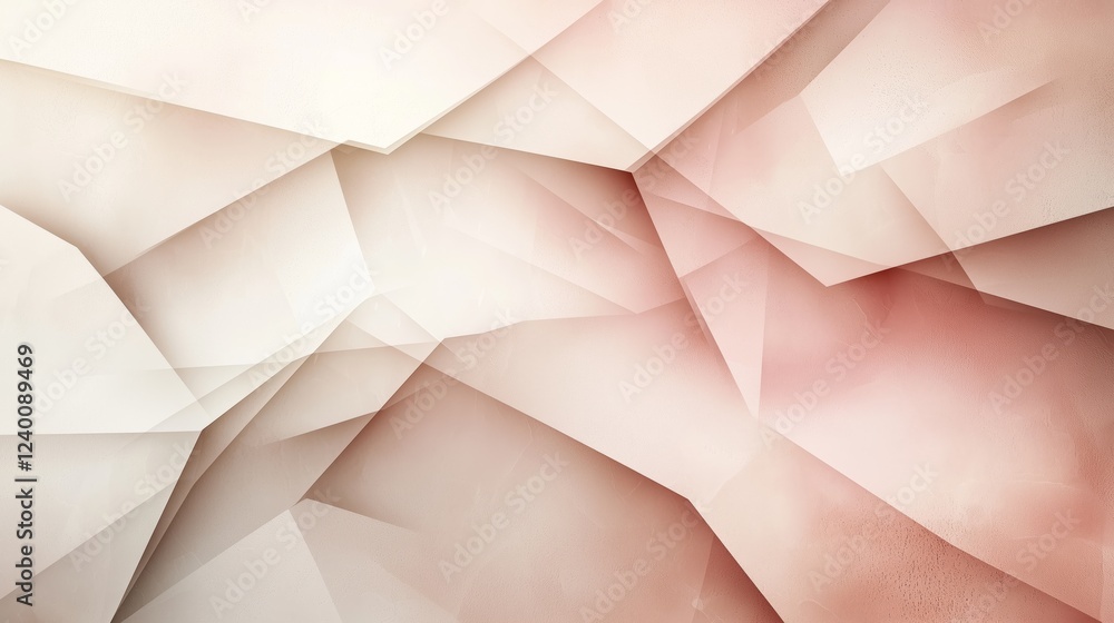 Poster abstract light tones geometric background with soft texture effect