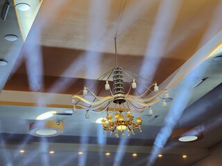 Beautiful light on the ceiling 