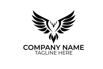Fototapeta premium wings logo design