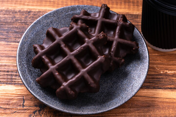 チョコレートワッフル