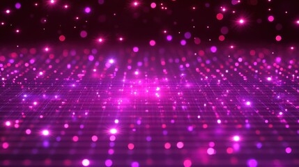 Obraz premium Pink Glittering Abstract Background: Sparkling Lights and Energy