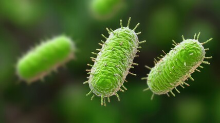 Naklejka premium Bacterial growth observation laboratory scientific image microscopic environment close-up view microbiology concept