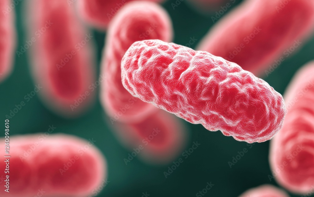 Poster exploring bacterial growth patterns laboratory microbiology imagery scientific environment close-up 