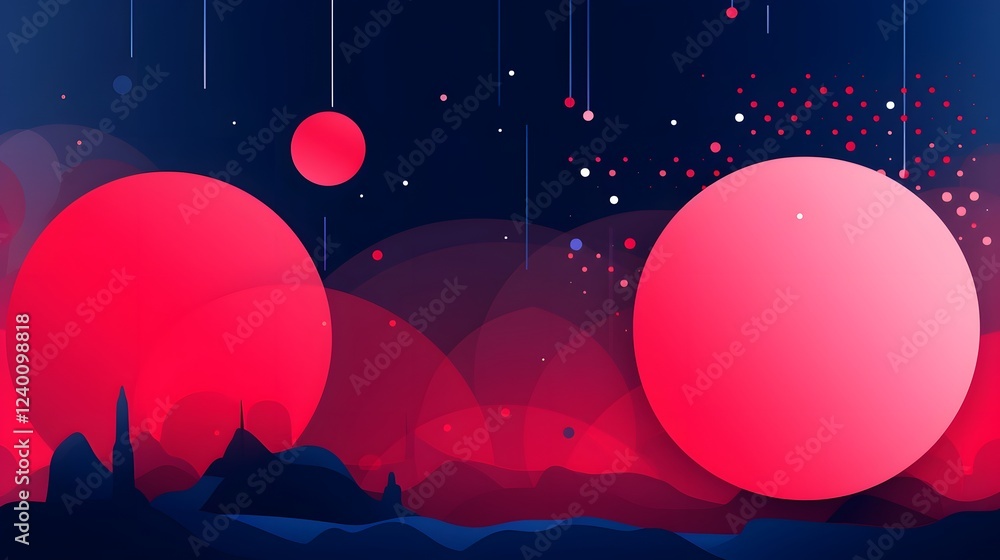 Poster captivating abstract backgrounds featuring a mesmerizing blend of gradient colors dynamic geometric 