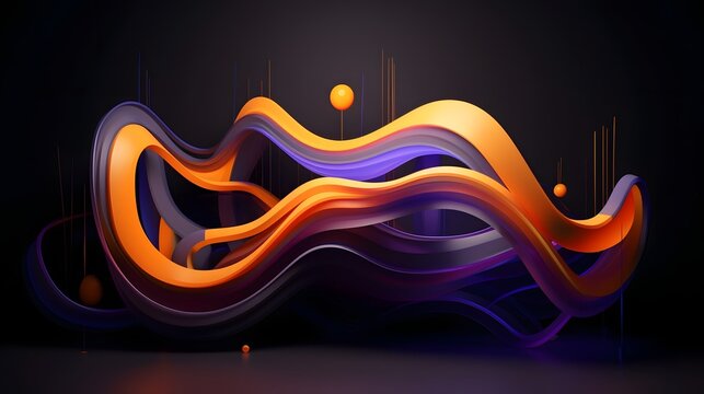 Vibrant dynamic and futuristic digital composition featuring an abstract array of geometric shapes patterns and colors that create a mesmerizing captivating and cutting edge visual experience