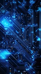 Modern technology circuit board texture background