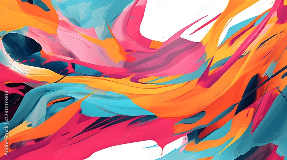 Poster captivating abstract art piece featuring a visually stunning composition of bold textured patterns a