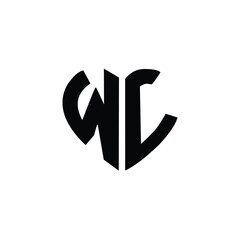 WL monogram logo design letter text name symbol monochrome logotype alphabet character simple logo
