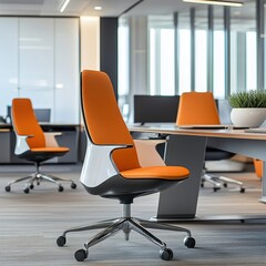 High-Performance Office Seating for Modern Workspaces Corporate Environment Interior Design Contemporary Style