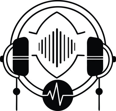 recommend clip art: Modern and unique Headphones silhouette vector illustration, Headphones line art vector, Headphones isolated icon design