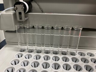 Scientific equipment used in the laboratory, equipment for conducting experiments, equipment used with HPLC machines.
