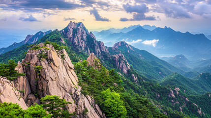 Fototapeta premium panorama of the mountains