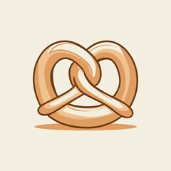 Deliciously Drawn Pretzel, Perfect for Food-Themed Designs