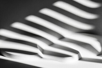 A geometric design of five parallel lines, each labeled with a weekday, emphasizing structure and routine