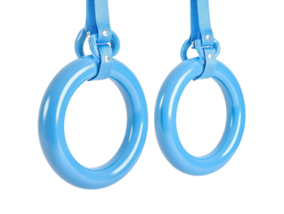 Vibrant blue hoop earrings, a stylish accessory for everyday wear and special occasions