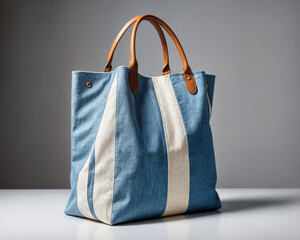 blue shopping bag