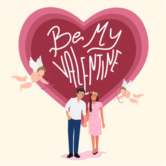 Be my valentines heart in the air