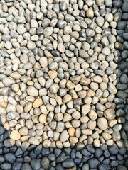 Shiny round rock arrangement for background