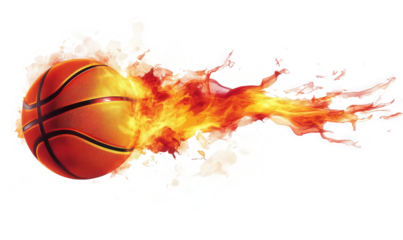 Basketball forward burner flame