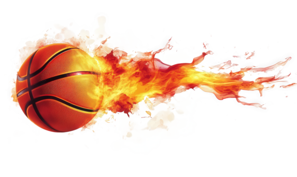 Basketball forward burner flame