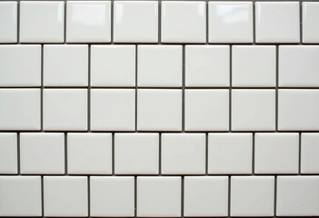 Retro White Tile Texture: 70s Style, Seamless Pattern, Wall and Floor Covering. Vintage Architectural Detail, Ideal for Backgrounds and Designs.

