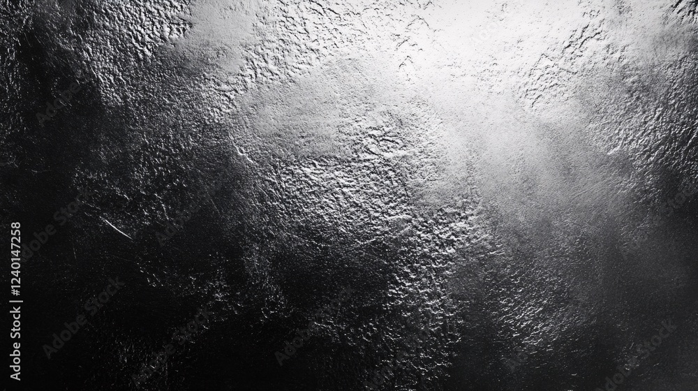 Poster abstract dark surface with shiny texture and light reflection creating a dramatic effect