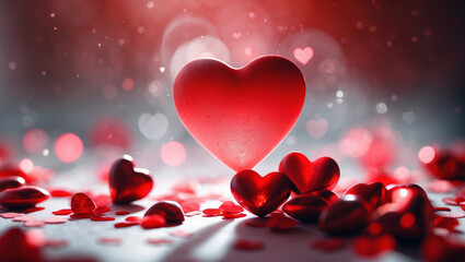 Obraz premium Valentine's Day, Love, Romance, Roses, Flowers, Romantic Gift 