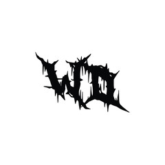 WO monogram logo design letter text name symbol monochrome logotype alphabet character simple logo