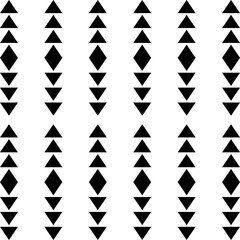 seamless geometric pattern with triangles decoration symbol art texture illustration