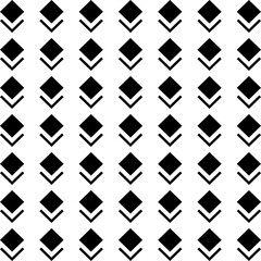 black and white seamless triangles patterns textile element texture decoration style ornament vector illustration 