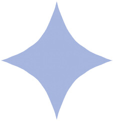 Obraz premium Light blue geometric diamond shape with smooth texture for modern abstract and digital design