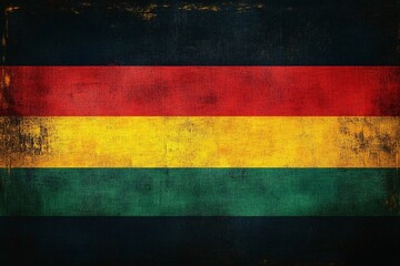 A textured flag design representing cultural pride, perfect for Black History Month promotions, events, and heritage celebrations. Ample space for text integration.