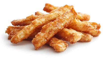Golden Fried Food Sticks Appetizer Snack