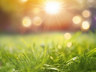 Obraz premium background with grass