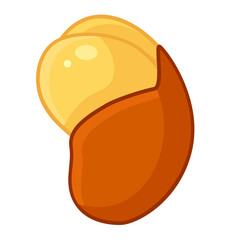 New nut snack Series in spring multi colored icon pack