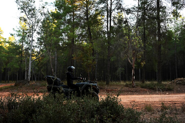 Offroad safari in the jungle with ATV © cn.ycl