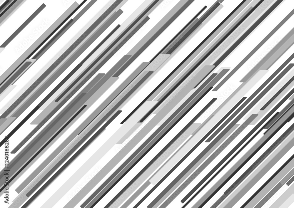 Canvas Prints grey white geometric tech abstract minimal striped background. futuristic vector design