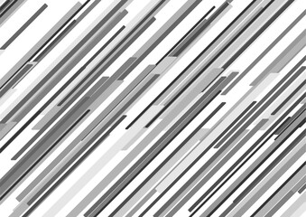 Grey white geometric tech abstract minimal striped background. Futuristic vector design