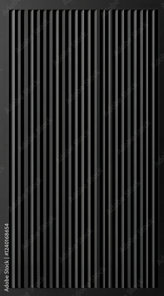 Fototapete abstract black and white image with vertical lines, creating a textured and geometric pattern. the l