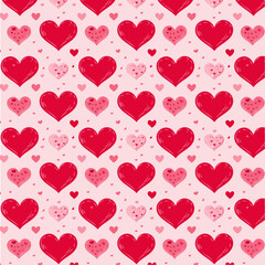 lovely pattern with hearts for Valentine's Day, International Women's Day, weddings, and birthdays