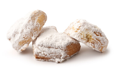 Delightful powdered sugar cookies displayed on a clean white surface perfect for any occasion